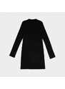 Jordan Sukienka Ls Knit Dress Damskie Ubrania Sukienki HF9477-010 Czarny