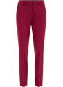 WE Fashion Spodnie w kant burgund