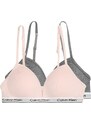 Calvin Klein Underwear Biustonosz jasnoszary / ciemnoszary / różowy pudrowy / biały