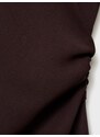 MANGO Sukienka 'Gala' ciemnobrązowy