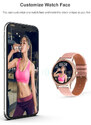 SMARTWATCH DAMSKI PACIFIC 18-2 - BRANSOLETA + PASEK: Rosegold / Biały (sy015b)