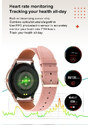 SMARTWATCH DAMSKI PACIFIC 18-2 - BRANSOLETA + PASEK: Rosegold / Biały (sy015b)