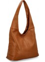 Uniwersalne Torebki Damskie Shopper Bag firmy Hernan HB0141 Jasno Ruda