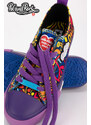 Big Star Shoes Trampki Pol'and'Rock Festival X Big Star SS274905 Fioletowe