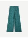 Bershka Spodnie szmaragdowy