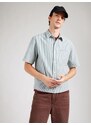 LEVI'S  Koszula 'Short Sleeve Zandt Cropped Shirt' zielony / biały