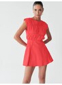 BWLDR Sukienka 'EDENA MINI DRESS' ognistoczerwony