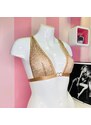 Victoria's Secret Braletka w kształcie trójkąta kolczastego bez podszewki