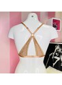 Victoria's Secret Braletka w kształcie trójkąta kolczastego bez podszewki