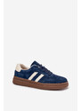 Butosklep Sneakersy Damskie Zamszowe Na Platformie Granatowe Sylviona