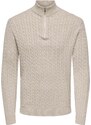 Only & Sons Sweter 'ONSLoui' beżowy