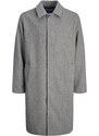 JACK & JONES Płaszcz przejściowy 'JORNorrebro' czekoladowy / nakrapiany szary