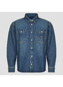Dickies Koszule z długim rękawem MECHANIC DENIM SHIRT LS KHAKI TINTED BLUE