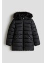 H&M - Kurtka puffer z kapturem - Czarny