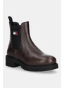Tommy Jeans sztyblety TJW CHELSEA LEATHER BOOT