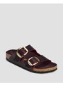 Bordowe Klapki Damskie Birkenstock Arizona Big Buckle Narrow