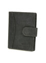 Etui na dokumenty karty skórzane slim Beltimore Czarne G78