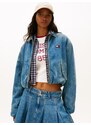 Tommy Jeans Kurtka przejściowa 'Harrington' niebieski denim