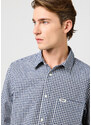 MESKA KOSZULA WRANGLER 1 PKT SHIRT NAVY GINGHAM 112362904