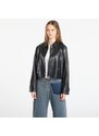 Kurtka Calvin Klein Jeans Leather Moto Jacket Black XS