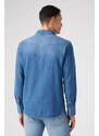 MESKA KOSZULA JEANSOWA WRANGLER 27MW ICON MID STONE 112341913