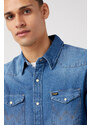 MESKA KOSZULA JEANSOWA WRANGLER 27MW ICON MID STONE 112341913