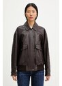 Weekend Max Mara kurtka skórzana GIGANTE