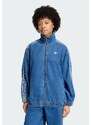 ADIDAS ORIGINALS Kurtka przejściowa 'Firebird Adilenium' niebieski denim / pastelowy niebieski