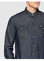 WRANGLER DENIM WESTERN SHIRT MĘSKA KOSZULA JEANSOWA DARK INDIGO W5M12AX1E 112130200