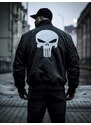 Kurtka Bomber Czarna / Biała Marvel Punisher Back Character