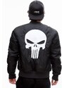 Kurtka Bomber Czarna / Biała Marvel Punisher Back Character