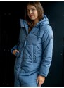 Damska Kurtka Zimowa Parka Niebieska Iriedaily Paddie Coat