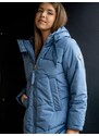 Damska Kurtka Zimowa Parka Niebieska Iriedaily Paddie Coat