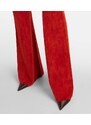 Stouls Gege high-rise suede flared pants