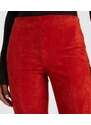 Stouls Gege high-rise suede flared pants