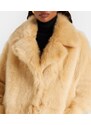Nour Hammour Evita Long shearling coat