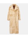 Nour Hammour Evita Long shearling coat