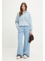 Guess Jeans bluza z kapturem damska bawełniana
