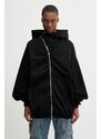 Rick Owens DRKSHDW Mountain Hun bluza rozpinana z kapturem bawełniana męska